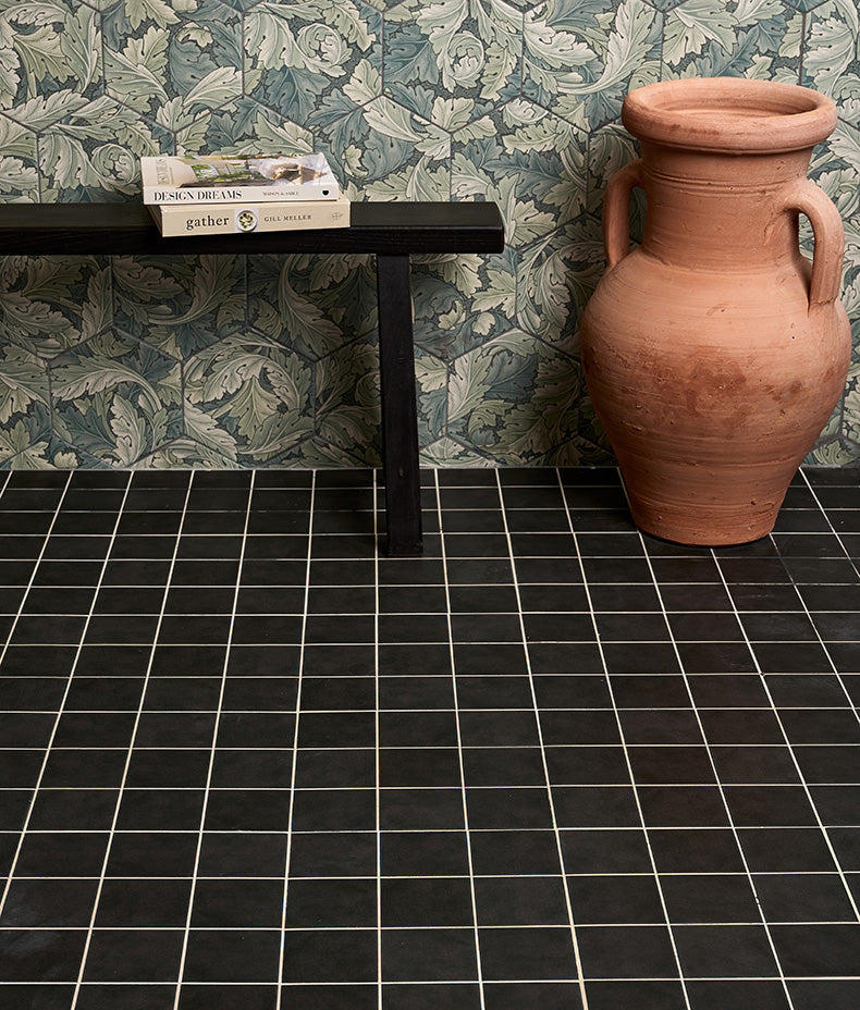 Victorian Style™ Porcelain Anthracite Field 28x28cm Sample
