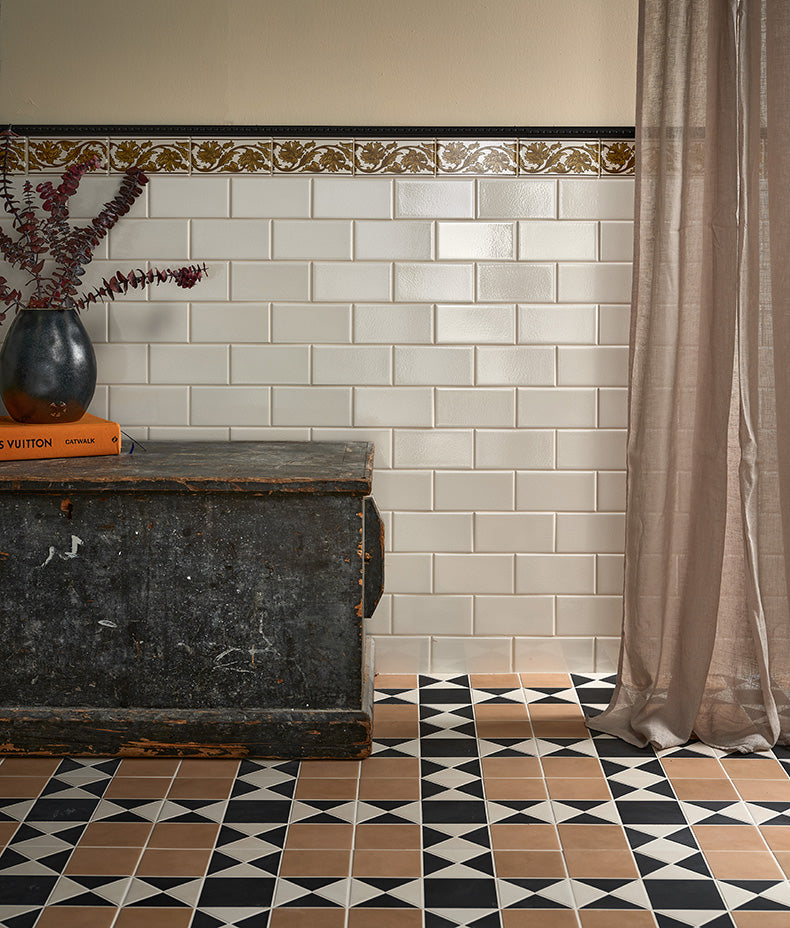 Victorian Style™ Porcelain Finchley Pattern Sandstone 28x28cm Sample