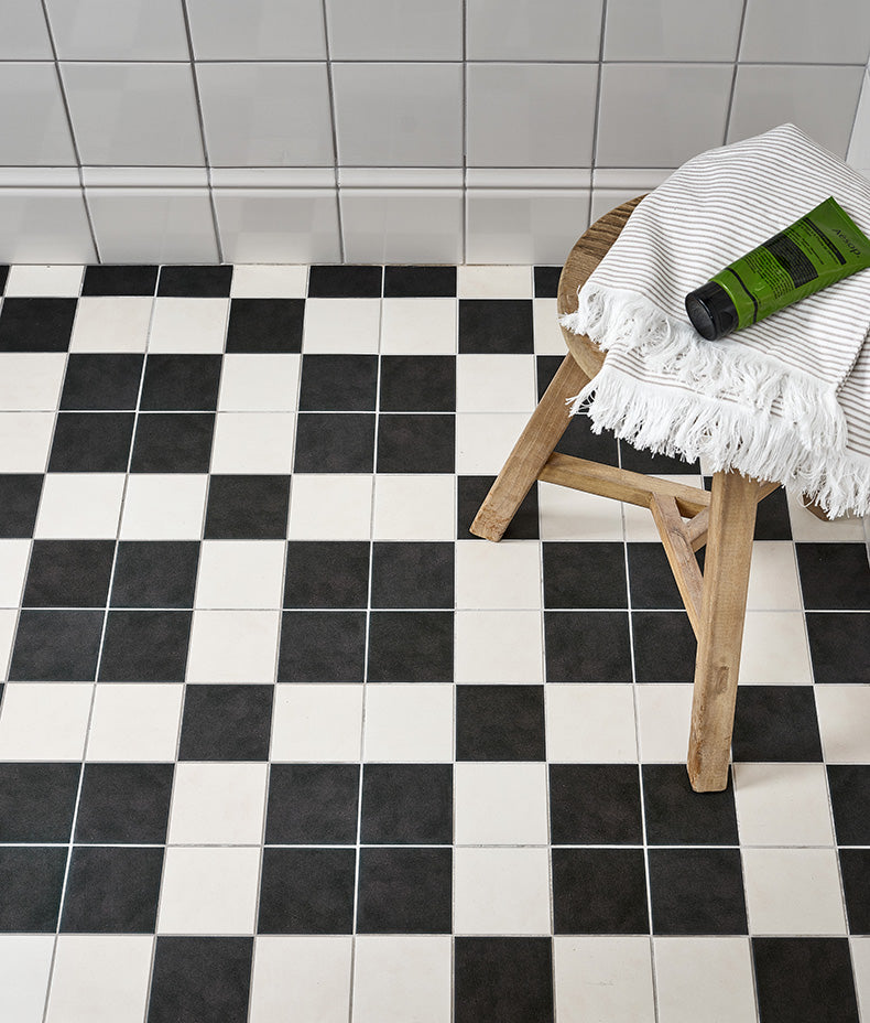 Victorian Style™ Wall Ceramic Cotton White Skirting 15x15cm Sample