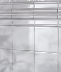 Victorian Style™ Wall Ceramic Cotton White Square 15x15cm Sample