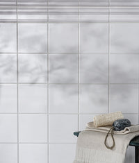 Victorian Style™ Wall Ceramic Cotton White Dado 7.5x15cm