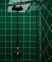 Victorian Style™ Wall Ceramic Emerald Green Square Crackle Glaze 15x15cm