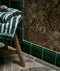 Victorian Style™ Wall Ceramic Emerald Green Skirting 15x15cm
