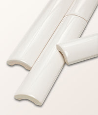 Victorian Style™ Wall Ceramic Cotton White Simple Beading 3x15cm Sample