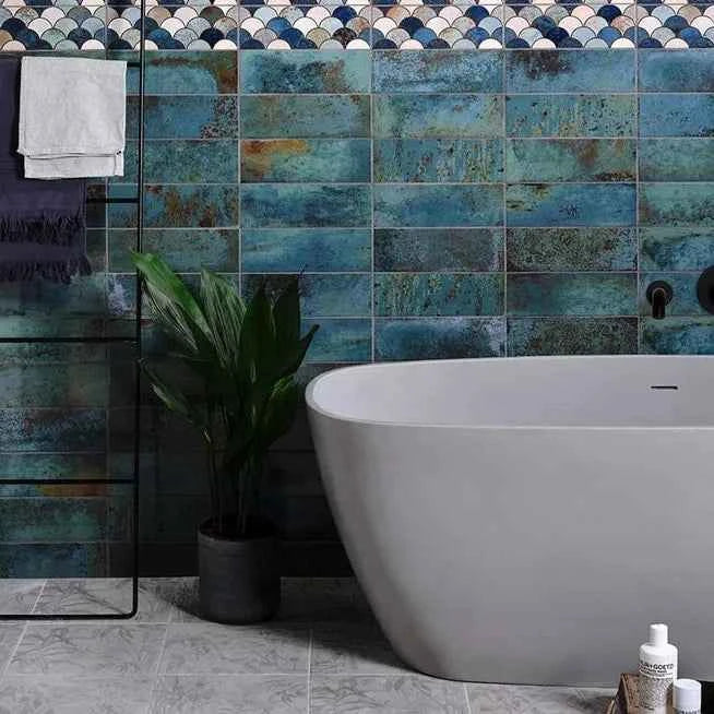 Wightwick Ceramic Emerald, £79.20/ M2 - Blackman Rowe-Cornwall