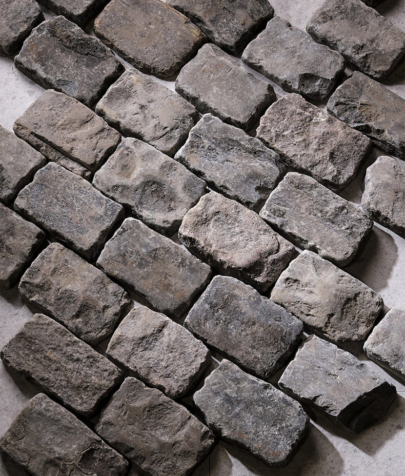 Windsor Sandstone Cobbles Reclaimed & Sawn Batch WidthxBatch Lengthx2.0-5.0cm Sample