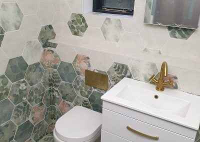 Bathroom Tiling In Progress Using Woodland Glade Tiles