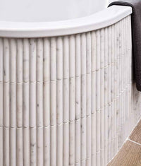 Ca Pietra Zen Marble Honed Finish Reed Mosaic 30.5cm