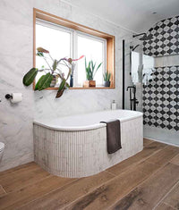 Ca Pietra Zen Marble Honed Finish Reed Mosaic 30.5cm