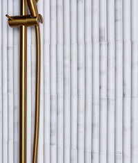 Zen Marble Honed Finish Reed Mosaic 30.5cm