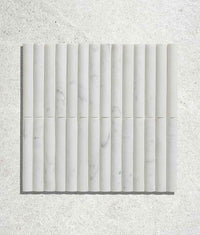 Ca Pietra Zen Marble Honed Finish Reed Mosaic 30.5cm