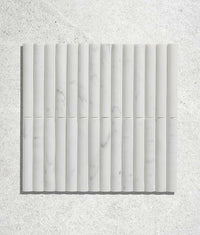 Zen Marble Honed Finish Reed Mosaic 30.5cm Sample